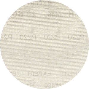 Bosch Professional Expert M480 Schleifnetz für Exzenterschleifer, 150 mm, G 220, 50 Stück (2608900703)