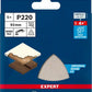 Bosch Professional Expert M480 Schleifnetz für Deltaschleifer, 93 mm, G 220, 5-tlg. (2608900721)