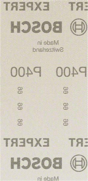 Bosch Professional Expert M480 Schleifnetz für Schwingschleifer, 93 x 186 mm, G 400, 50-tlg. (2608900760)