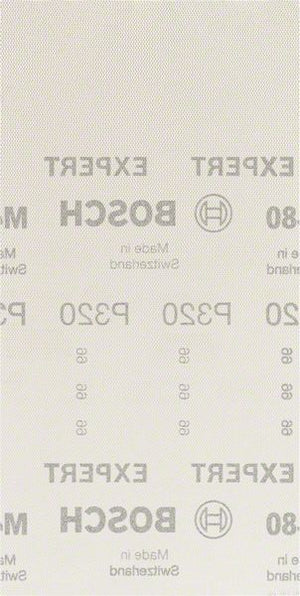 Bosch Professional Expert M480 Schleifnetz für Schwingschleifer, 115 x 230 mm, G 320, 10-tlg. (2608900768)