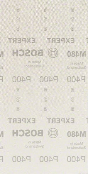 Bosch Professional Expert M480 Schleifnetz für Schwingschleifer, 115 x 230 mm, G 400, 10-tlg. (2608900769)
