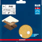 Bosch Professional Expert C470 Schleifpapier mit 8 Löchern für Exzenterschleifer, 115 mm, G 40, 5-tlg. (2608900794)