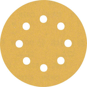 Bosch Professional Expert C470 Schleifpapier mit 8 Löchern für Exzenterschleifer, 115 mm, G 180, 5-tlg. (2608900798)