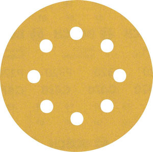 Bosch Professional Expert C470 Schleifpapier mit 8 Löchern für Exzenterschleifer, 115 mm, G 320, 5-tlg. (2608900800)
