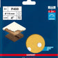 Bosch Professional Expert C470 Schleifpapier mit 8 Löchern für Exzenterschleifer, 115 mm, G 400, 5-tlg. (2608900801)