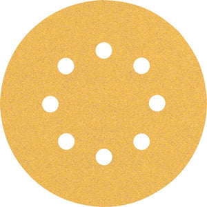 Bosch Professional Expert C470 Schleifpapier mit 8 Löchern für Exzenterschleifer, 125 mm, G 100, 5-tlg. (2608900806)