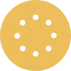 Bosch Professional Expert C470 Schleifpapier mit 8 Löchern für Exzenterschleifer, 125 mm, G 120, 5-tlg. (2608900807)