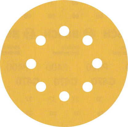 Bosch Professional Expert C470 Schleifpapier mit 8 Löchern für Exzenterschleifer, 125 mm, G 400, 5-tlg. (2608900811)