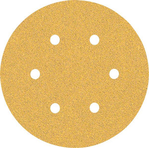 Bosch Professional Expert C470 Schleifpapier mit 6 Löchern für Exzenterschleifer, 150 mm, G 60, 5-tlg. (2608900814)