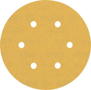 Bosch Professional Expert C470 Schleifpapier mit 6 Löchern für Exzenterschleifer, 150 mm, G 180, 5-tlg. (2608900818)