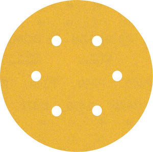 Bosch Professional Expert C470 Schleifpapier mit 6 Löchern für Exzenterschleifer, 150 mm, G 240, 5-tlg. (2608900819)