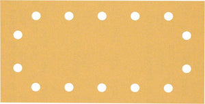 Bosch Professional Expert C470 Schleifpapier mit 14 Löchern für Schwingschleifer, 115 x 230 mm, G 120, 10-tlg. (2608900863)