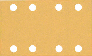 Bosch Professional Expert C470 Schleifpapier mit 8 Löchern für Schwingschleifer, 80 x 133 mm, G 120, 10-tlg. (2608900881)