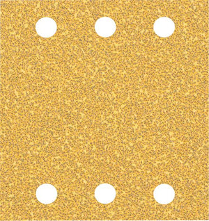 Bosch Professional Expert C470 Schleifpapier mit 6 Löchern für Schwingschleifer, 115 x 107 mm, G 40, 10-tlg. (2608900890)