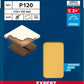 Bosch Professional Expert C470 Schleifpapier mit 6 Löchern für Schwingschleifer, 115 x 107 mm, G 120, 10-tlg. (2608900893)