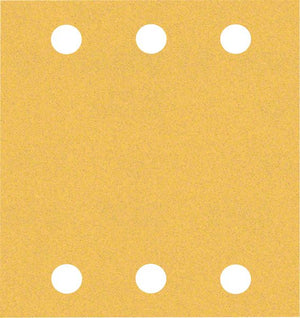 Bosch Professional Expert C470 Schleifpapier mit 6 Löchern für Schwingschleifer, 115 x 107 mm, G 120, 10-tlg. (2608900893)