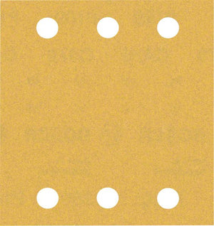 Bosch Professional Expert C470 Schleifpapier mit 6 Löchern für Schwingschleifer, 115 x 107 mm, G 180, 10-tlg. (2608900894)