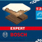 Bosch Professional Expert C470 Schleifpapier mit 8 Löchern für Exzenterschleifer, 125 mm, G 180, 50-tlg. (2608900913)