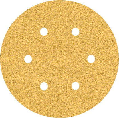 Bosch Professional Expert C470 Schleifpapier mit 6 Löchern für Exzenterschleifer, 150 mm, G 80, 50-tlg. (2608900919)