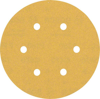 Bosch Professional Expert C470 Schleifpapier mit 6 Löchern für Exzenterschleifer, 150 mm, G 180, 50-tlg. (2608900922)
