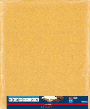 Bosch Professional Expert C470 Schleifpapier zum Handschleifen, 230 x 280 mm, G 150 (2608900962)
