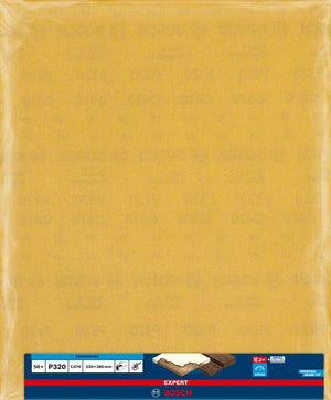 Bosch Professional Expert C470 Schleifpapier zum Handschleifen, 230 x 280 mm, G 320 (2608900966)