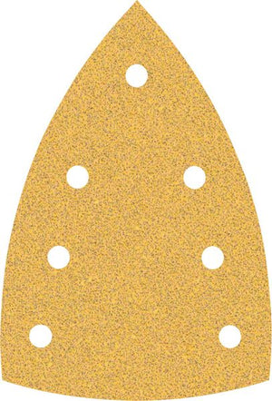 Bosch Professional Expert C470 Schleifpapier mit 7 Löchern für Multischleifer, 100 x 150 mm, G 60, 10-tlg. (2608901115)