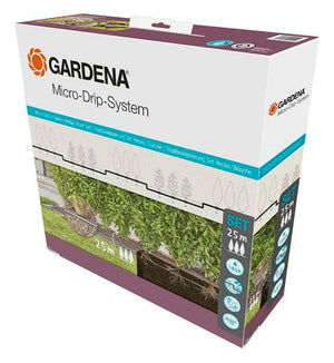 Gardena Micro-Drip-System Tropfbewässerung Set Hecke/Sträucher (25 m) (13500-20)