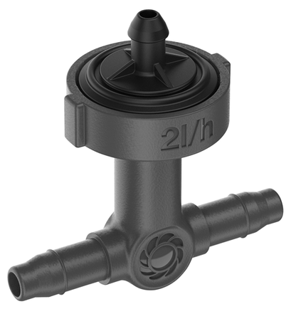 Gardena Micro-Drip-System Reihentropfer druckausgleichend 2 l/h - Inhalt: 10 Reihentropfer, 1 Verschlusskappe (13312-20) (8311-20)