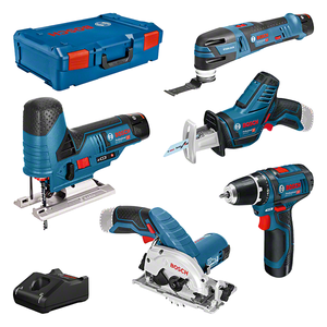 Bosch Professional 12V 5 tool KIT + GBA + GAL + XL-boxx (0615A0017C)