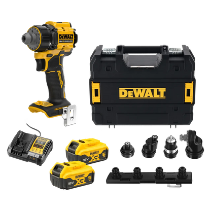 Dewalt DCD803P2T-QW Akku-Bohrschrauber, 4 Köpfe, 18V / 5Ah