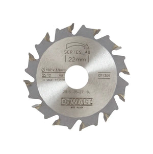 Dewalt DT1306-QZ Nutfraeser HM 102/22/4,0mm 12WZ