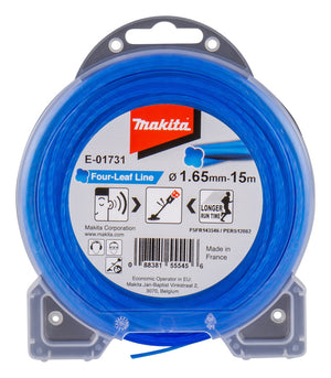 Makita Faden für Trimmer 1,65mm, Rolle 15m (E-01731)