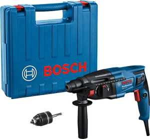 Bosch Professional GBH 2-21 (CC) Bohrhammer SDS-Plus + Rundschaftbohrfutter (06112A6001)