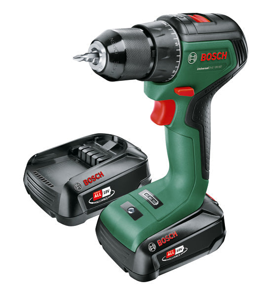 Bosch DIY UniversalImpact 18V-60 Schlagbohrmaschine (2x 2,0Ah) (06039D7102)