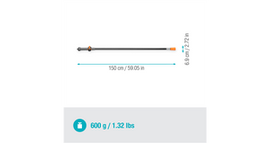 Gardena Cleansystem Stiel M, 150 cm (18802-20)