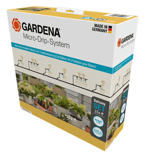 Gardena Micro-Drip-System Tropfbewässerung Set Balkon (15 Pflanzen) (13401-20)
