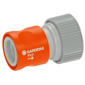 Gardena Profi-System-Übergangsstück mit Wasserstop 19 mm (3/4') (2814-20)
