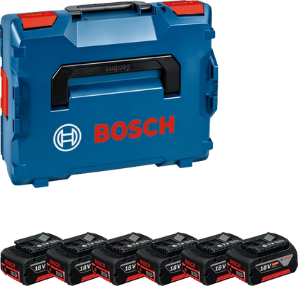 Bosch Professional Akku-Paket 6x GBA 18V 4.0Ah (L) (1600A02A2S)