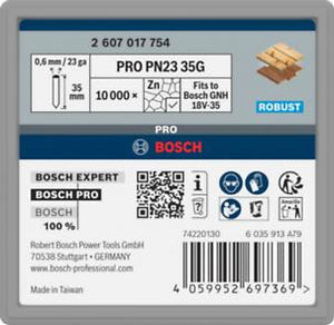 Bosch Professional PRO PN23G Pin,0.65/23g,35mm,Vrz.,10000St (2607017754)
