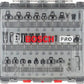 Bosch Professional PRO Fräser Set, 1/4' Schaft, 30 tlg.