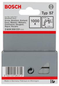 Bosch Professional 1000 Tackerklammern 10/10,6mm Typ57 (2609200231)