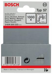 Bosch Professional 1000 Tackerklammern 14/10,6mm Typ57 (2609200233)