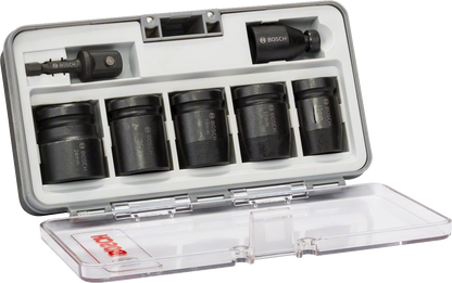 Bosch Professional 7-teiliges Steckschlüssel-Set, 13-24 mm (2608551029)