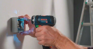 Bosch Professional GSR 12V-15 FC (L) Akku-Bohrschrauber (2 x 2,0 Ah) (06019F6001)