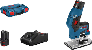 Bosch Professional GKF 12V-8 (L) Kantenfräse (2x3,0 Ah) (06016B0000)