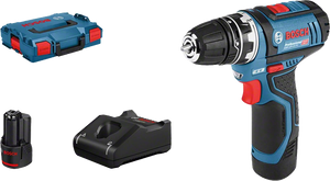 Bosch Professional GSR 12V-15 FC (L) Akku-Bohrschrauber (2 x 2,0 Ah) (06019F6001)