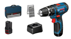 Bosch Professional GSB 12V-15 (C) Akku-Schlagbohrschrauber (2x2.0;GAL12V-20) (06019B690K)