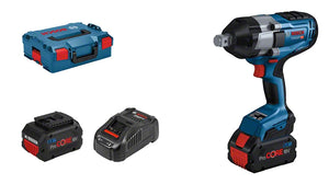 Bosch Professional GDS 18V-1050 H (L) Akku-Drehschlagschrauber (2x8,0Ah) (06019J8502)