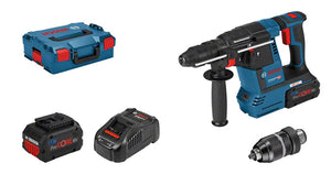 Bosch Professional GBH 18V-26 F (L) (2x8.0) Akku-Bohrhammer mit SDS-Plus (061191000E)